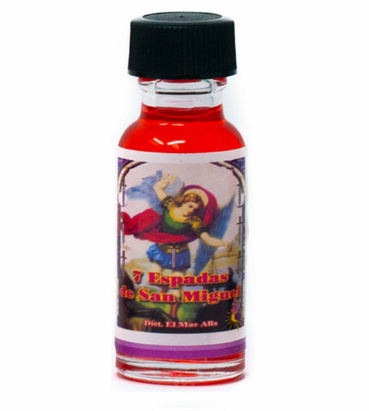 7 Espadas de San Miguel (7 Swords of Saint Michael) Spiritual Oil