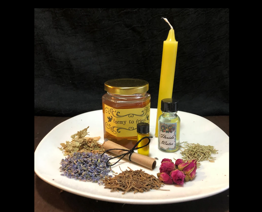 Custom Friendship Honey Spell Jar - Turn Enemies Into Friends 6 ounces