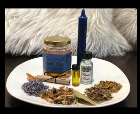 Custom Family Fixin' Honey Spell Jar - Family Harmony 6 ounces