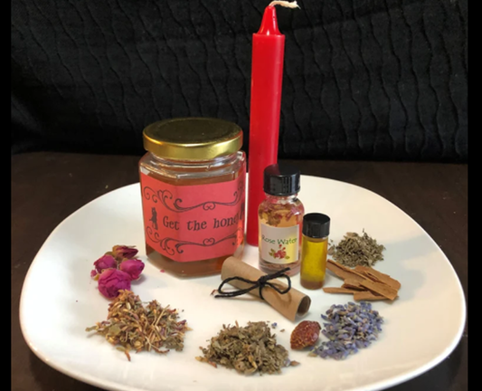 Custom Love Spell Honey Jar 6 ounces