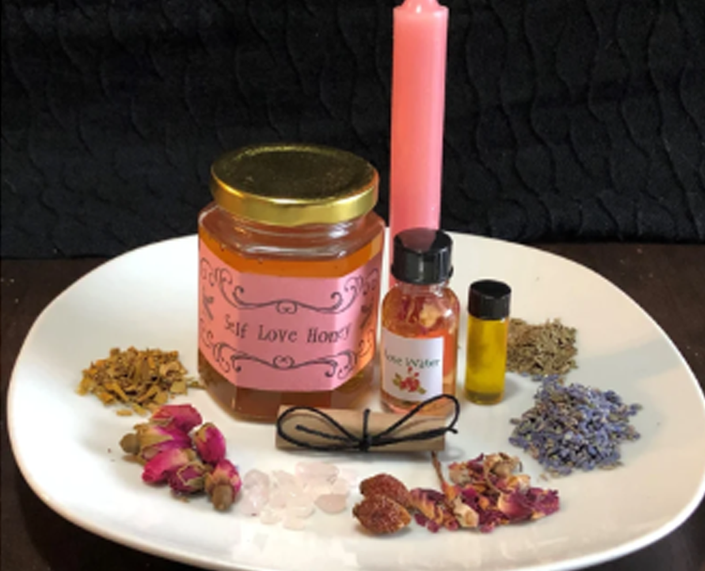 Custom Love Honey Spell Jar 6 ounces