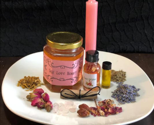 Custom Love Honey Spell Jar 6 ounces