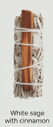 WHITE SAGE WITH CINNAMON