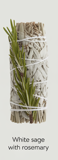 WHITE SAGE WITH ROSEMARY