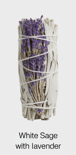 WHITE SAGE WITH LAVENDER